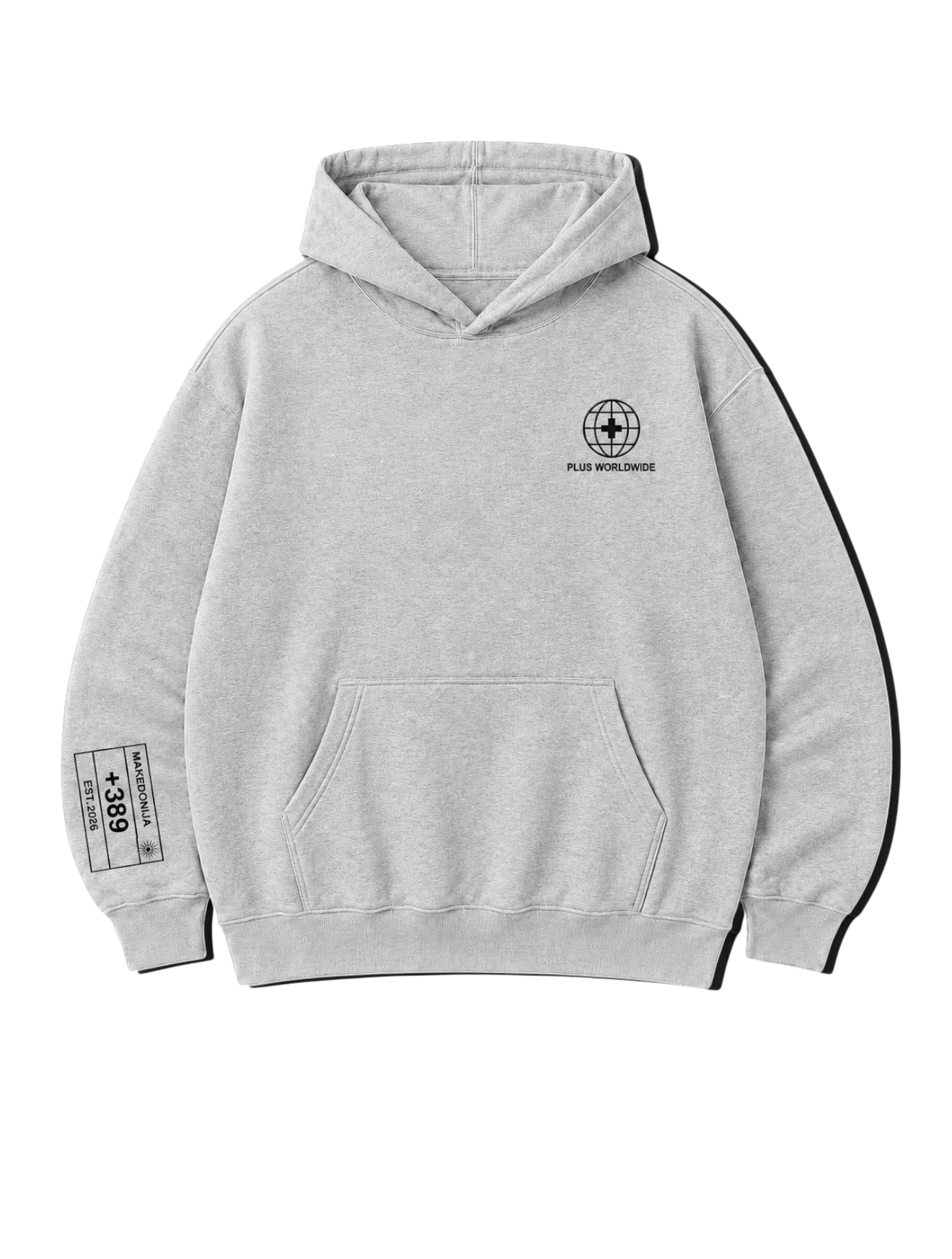 MENS +389 MACEDONIAN PASSPORT INSPIRED HOODIE