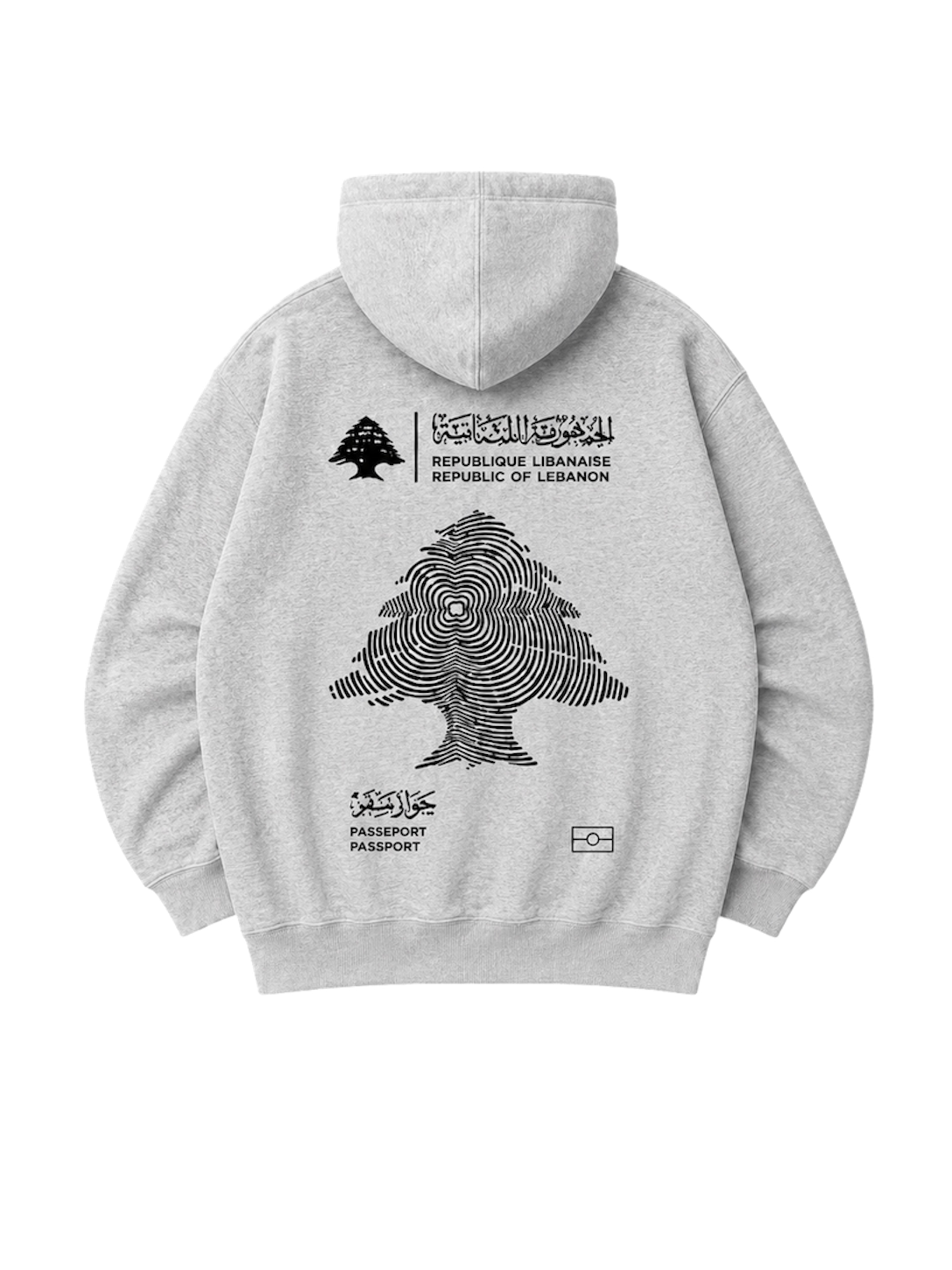 MENS +961 LEBANON PASSPORT INSPIRED HOODIE